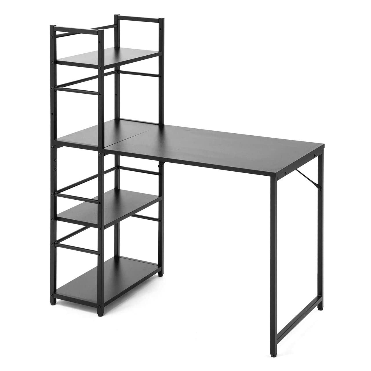 Amazon | サンワダイレクト パソコンデスク ラック付き 幅100×奥行50cm